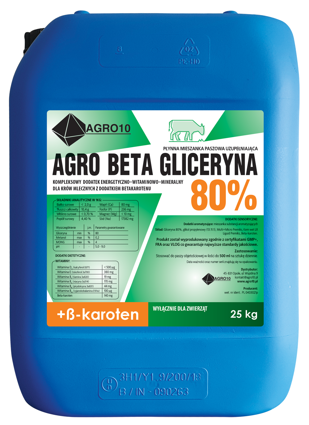 AGRO BETA GLICERYNA 80%